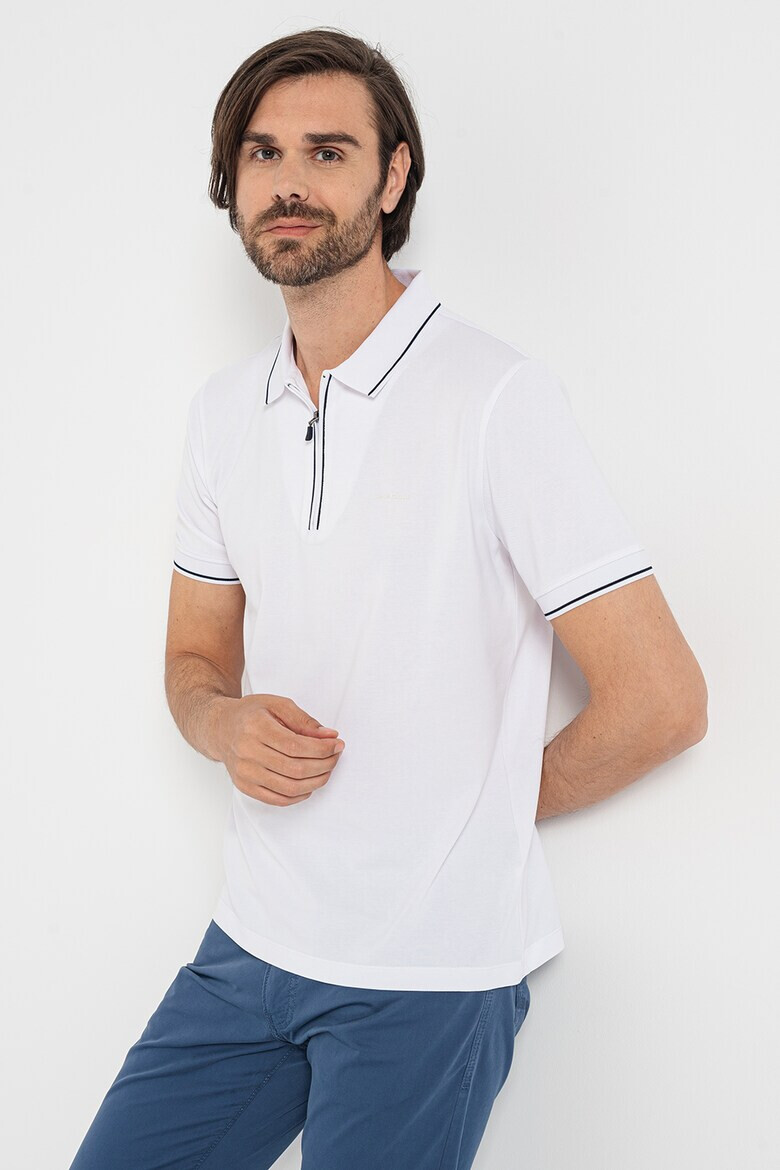 Pierre Cardin Tricou polo cu fermoar scurt - Pled.ro