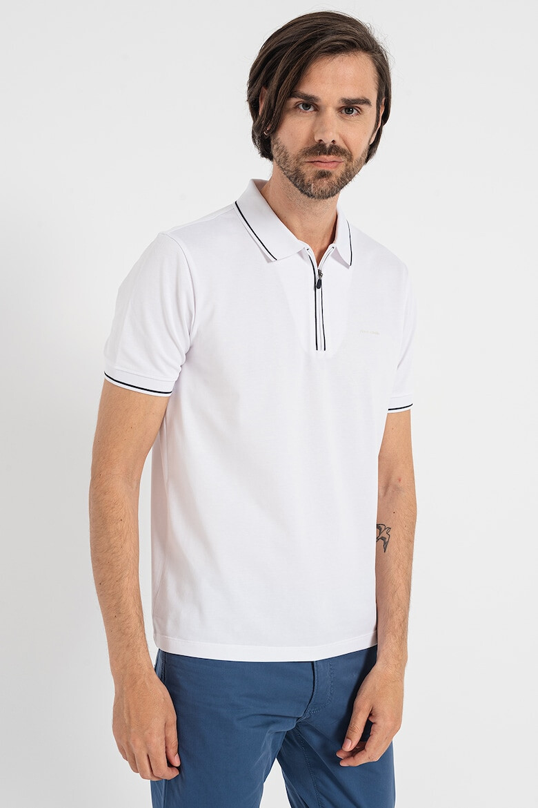 Pierre Cardin Tricou polo cu fermoar scurt - Pled.ro