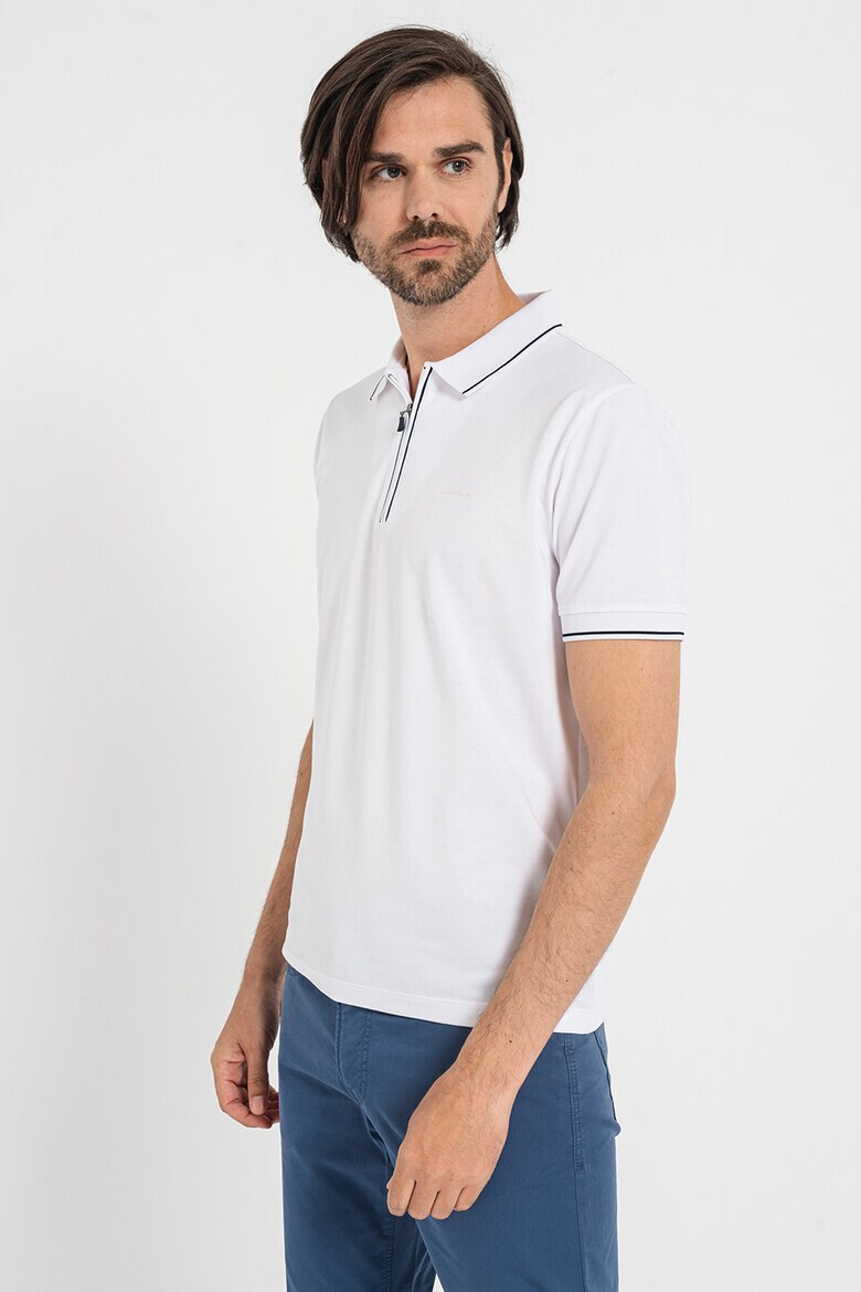 Pierre Cardin Tricou polo cu fermoar scurt - Pled.ro