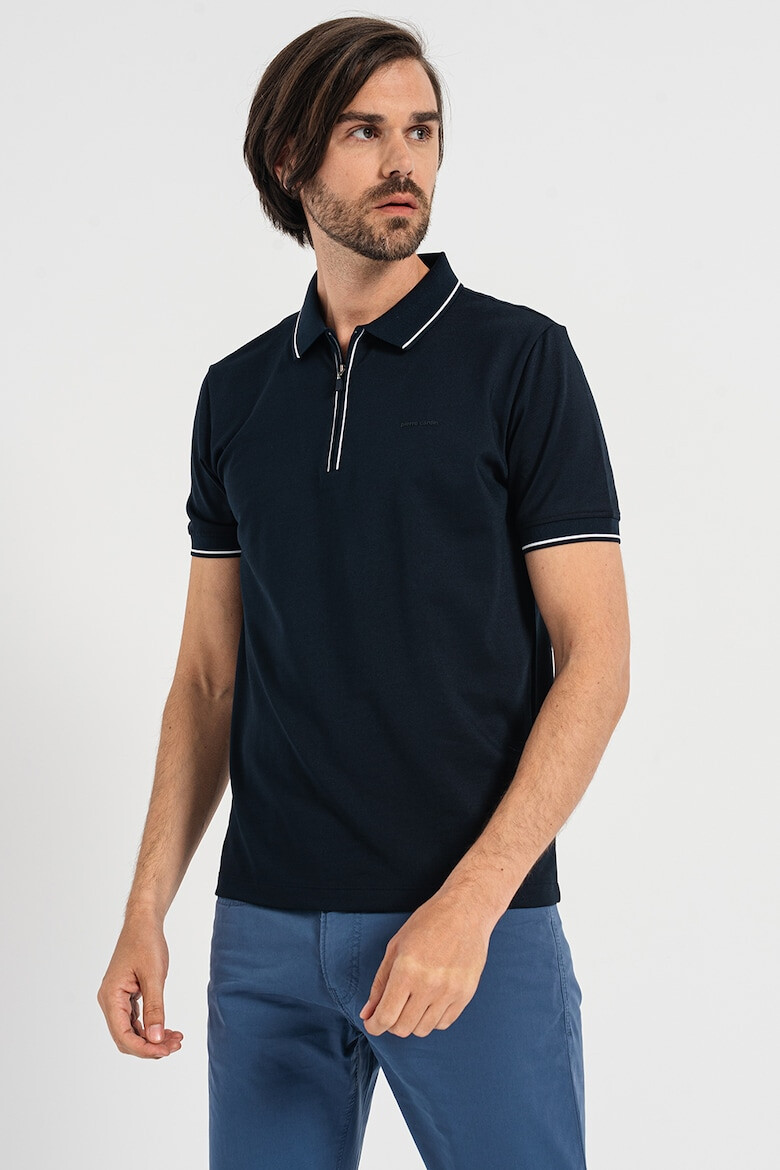 Pierre Cardin Tricou polo cu fermoar scurt - Pled.ro