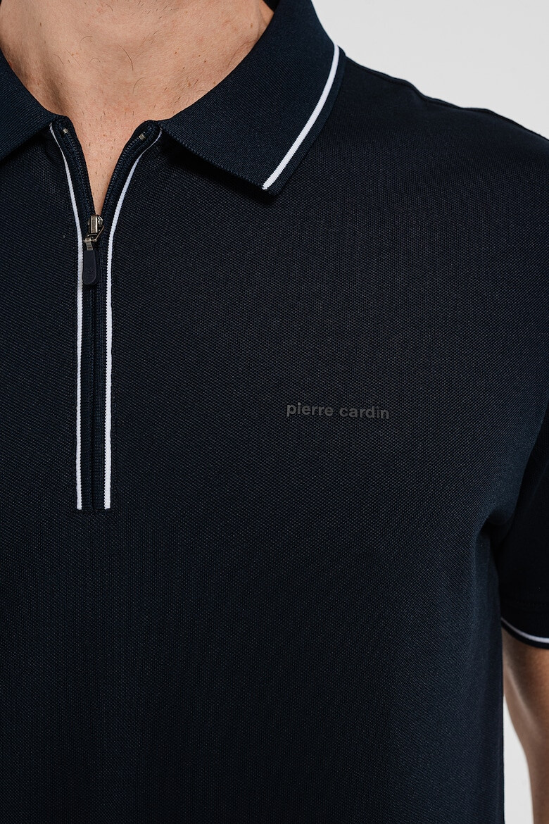 Pierre Cardin Tricou polo cu fermoar scurt - Pled.ro