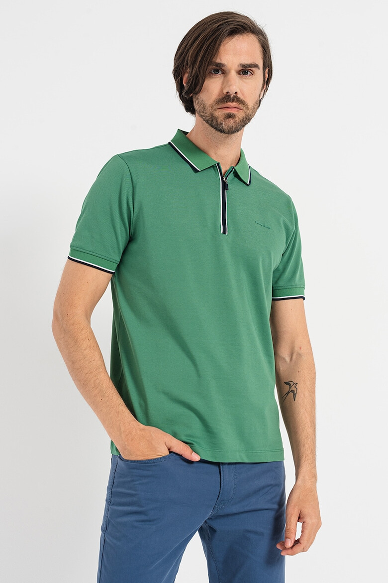 Pierre Cardin Tricou polo cu fermoar scurt - Pled.ro