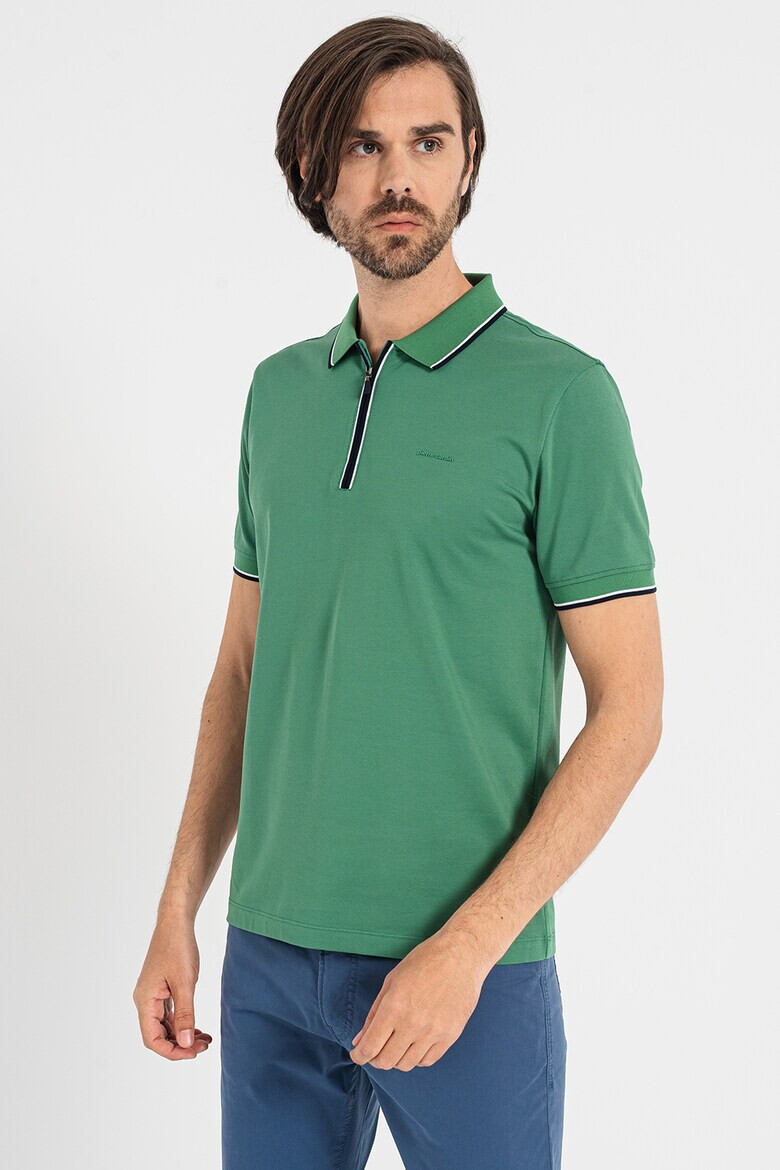 Pierre Cardin Tricou polo cu fermoar scurt - Pled.ro