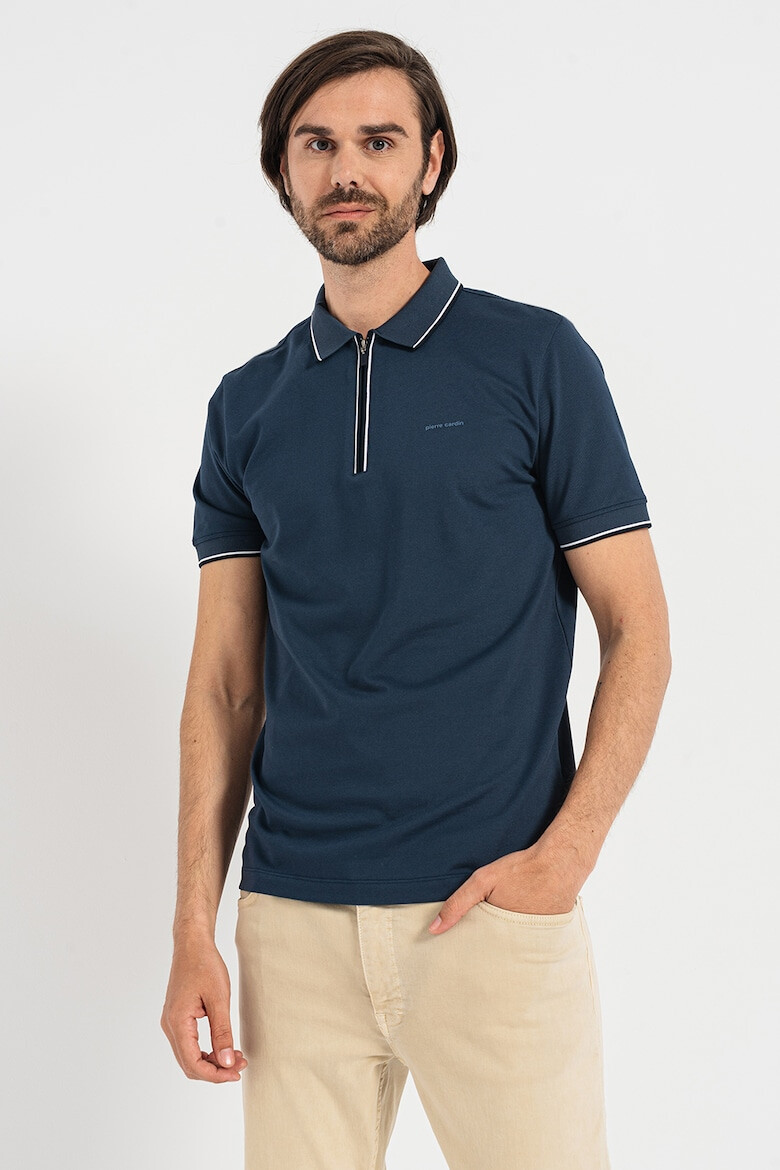 Pierre Cardin Tricou polo cu fermoar scurt - Pled.ro