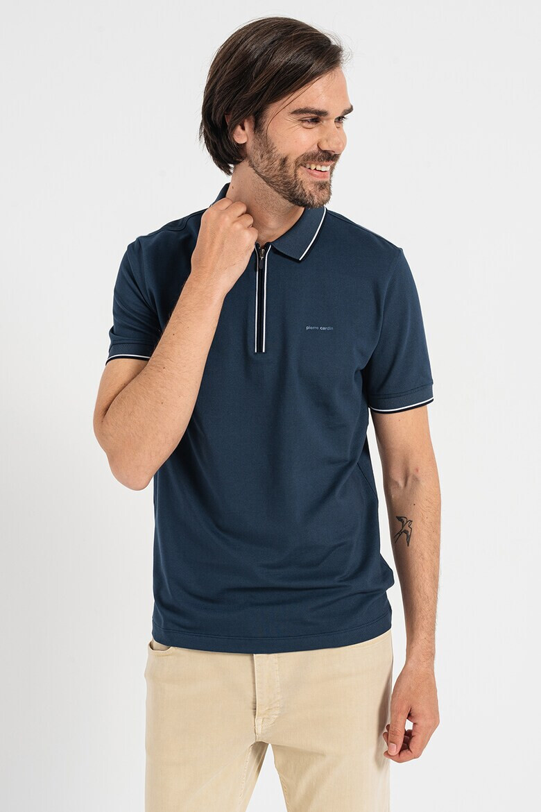 Pierre Cardin Tricou polo cu fermoar scurt - Pled.ro