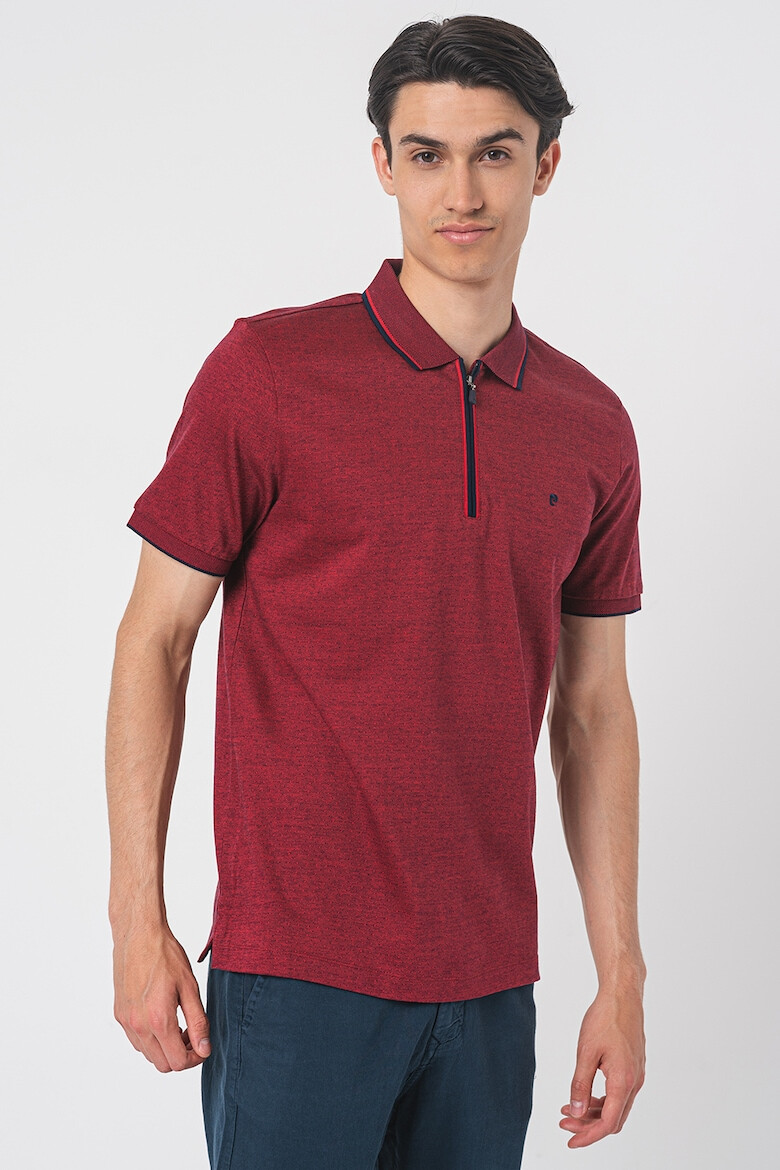 Pierre Cardin Tricou polo cu fermoar scurt - Pled.ro