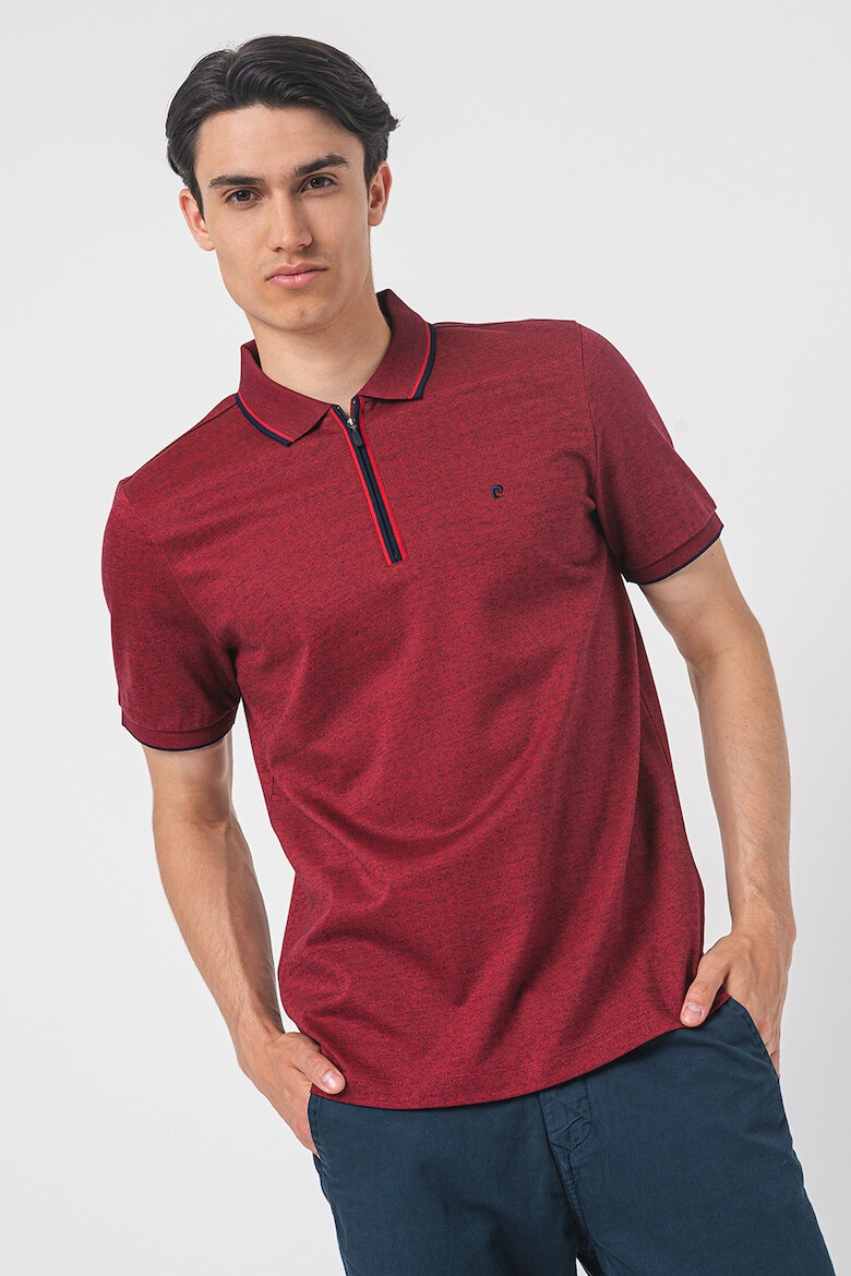 Pierre Cardin Tricou polo cu fermoar scurt - Pled.ro