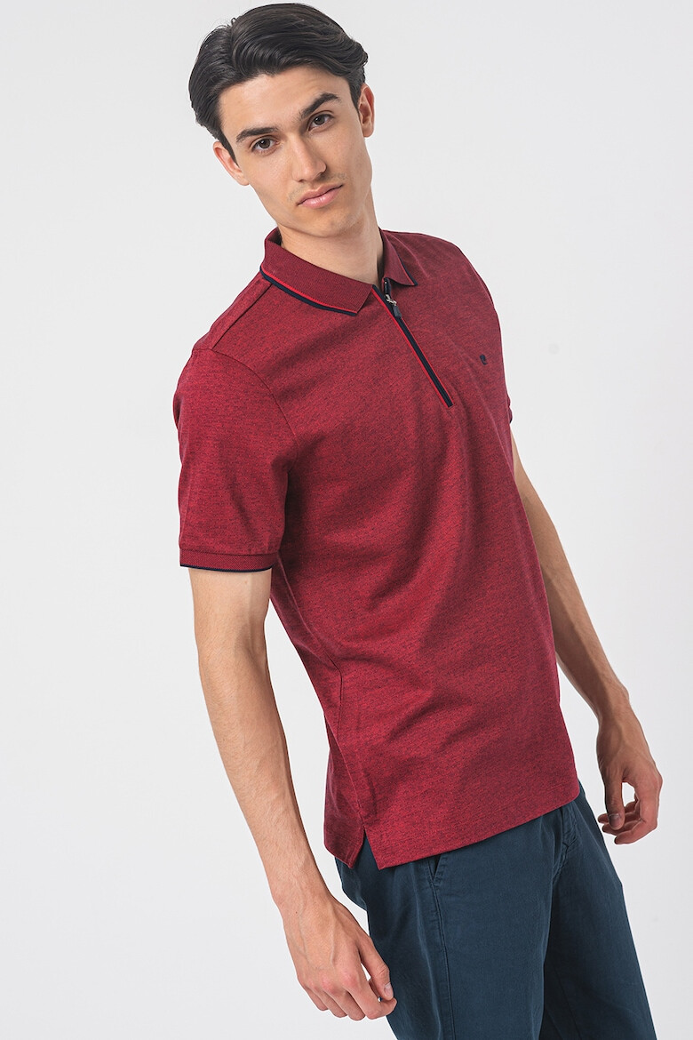 Pierre Cardin Tricou polo cu fermoar scurt - Pled.ro