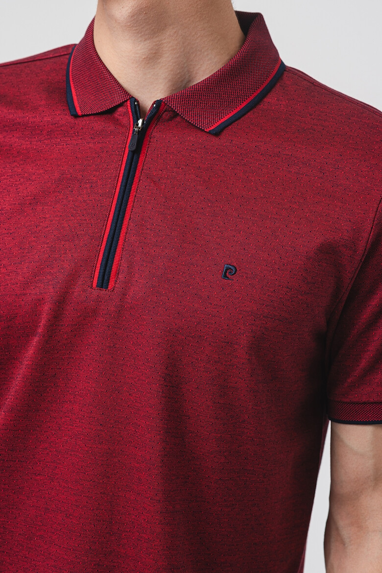 Pierre Cardin Tricou polo cu fermoar scurt - Pled.ro