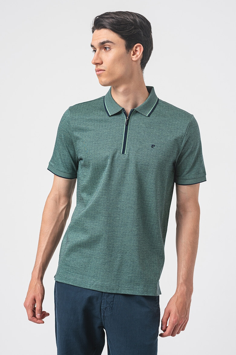 Pierre Cardin Tricou polo cu fermoar scurt - Pled.ro