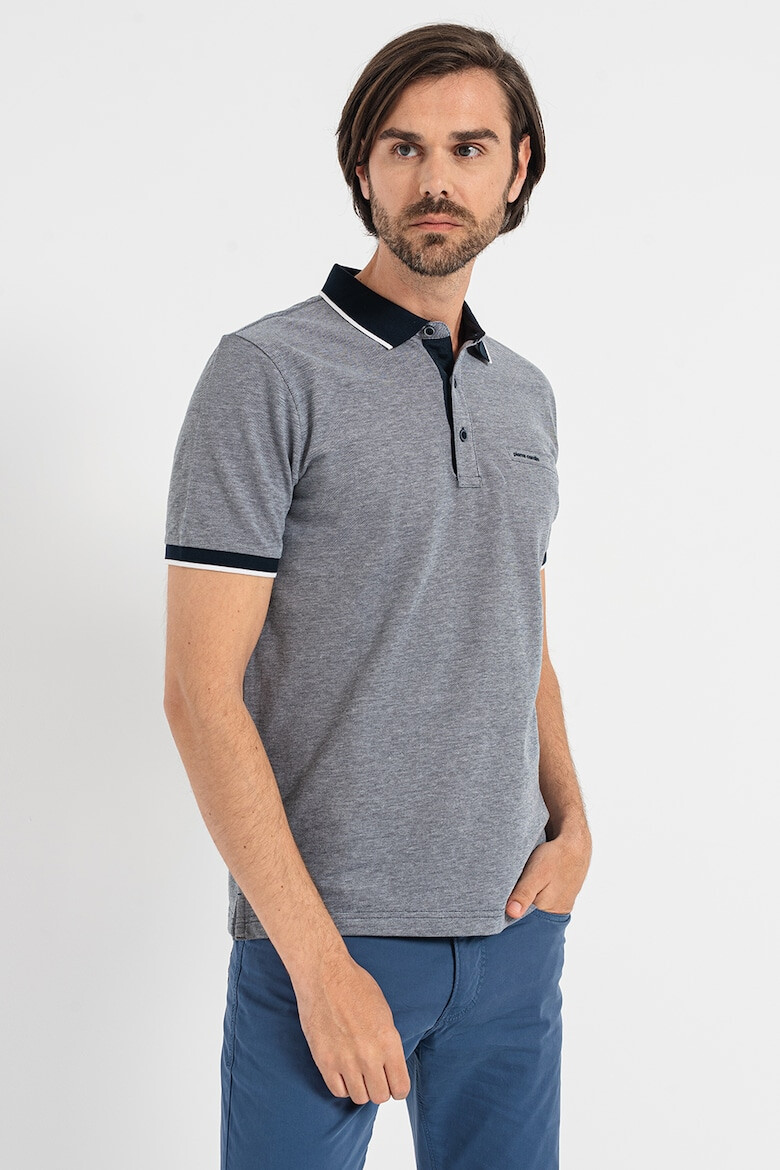 Pierre Cardin Tricou polo de bumbac cu margini contrastante - Pled.ro