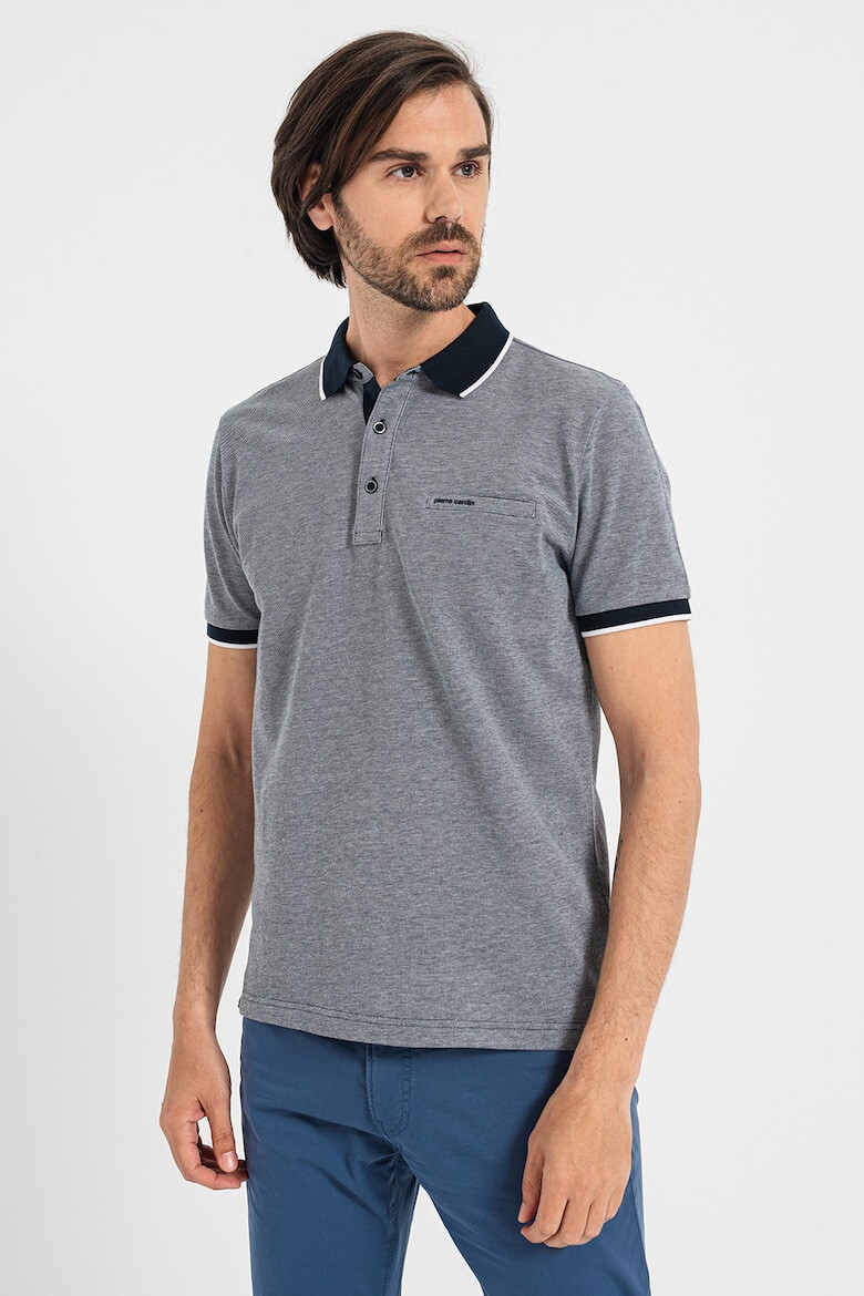 Pierre Cardin Tricou polo de bumbac cu margini contrastante - Pled.ro