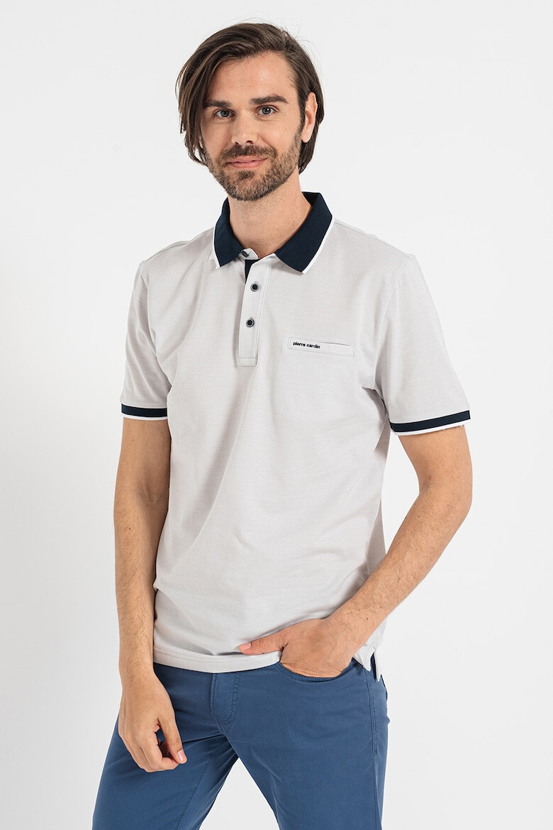 Pierre Cardin Tricou polo de bumbac cu margini contrastante - Pled.ro