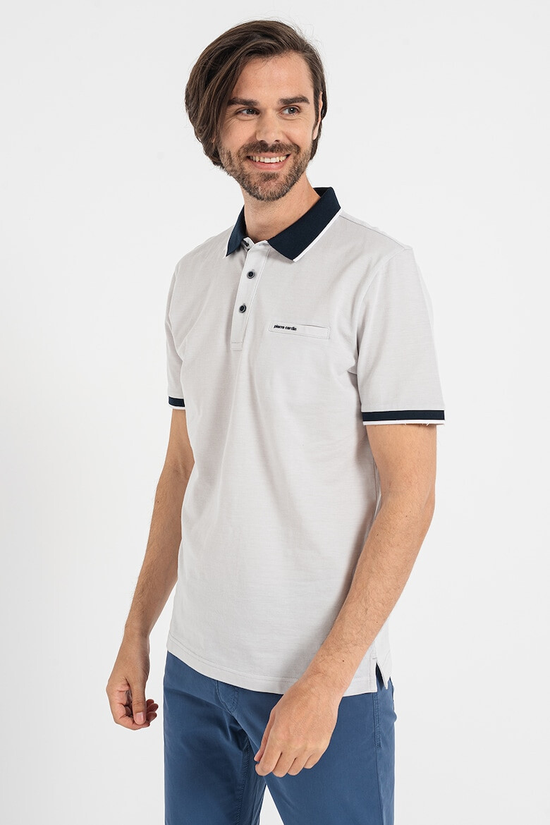 Pierre Cardin Tricou polo de bumbac cu margini contrastante - Pled.ro