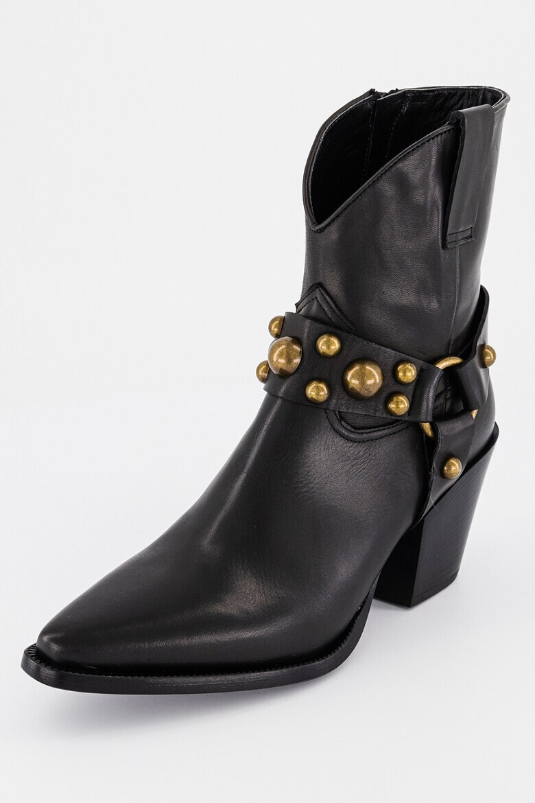 Pinko Botine Cowboy de piele - Pled.ro