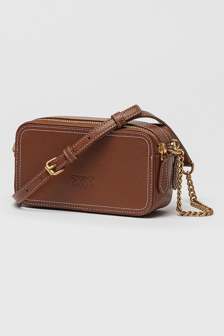 Pinko Geanta crossbody de piele Carrie - Pled.ro