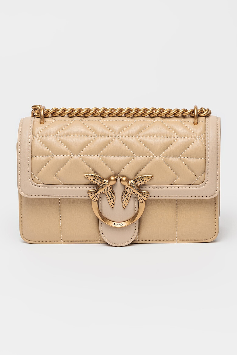 Pinko Geanta crossbody mica cu logo metalic Love One - Pled.ro