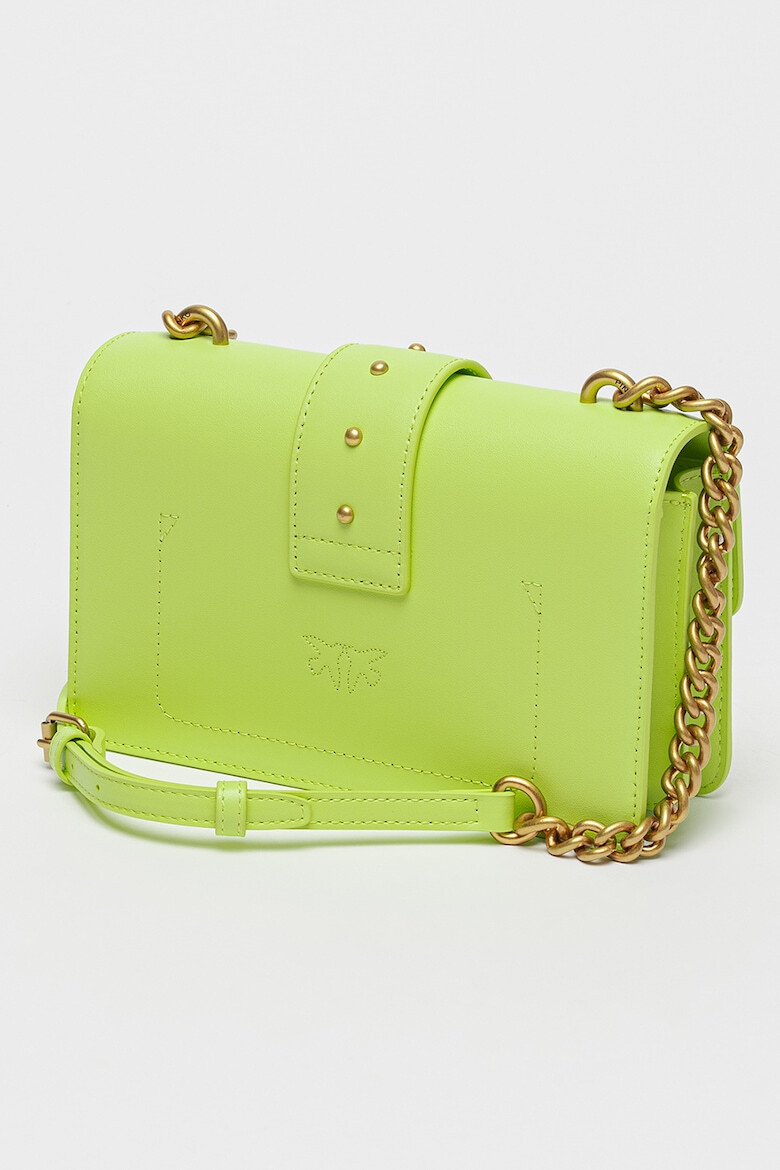 Pinko Geanta crossbody mica de piele Love One - Pled.ro