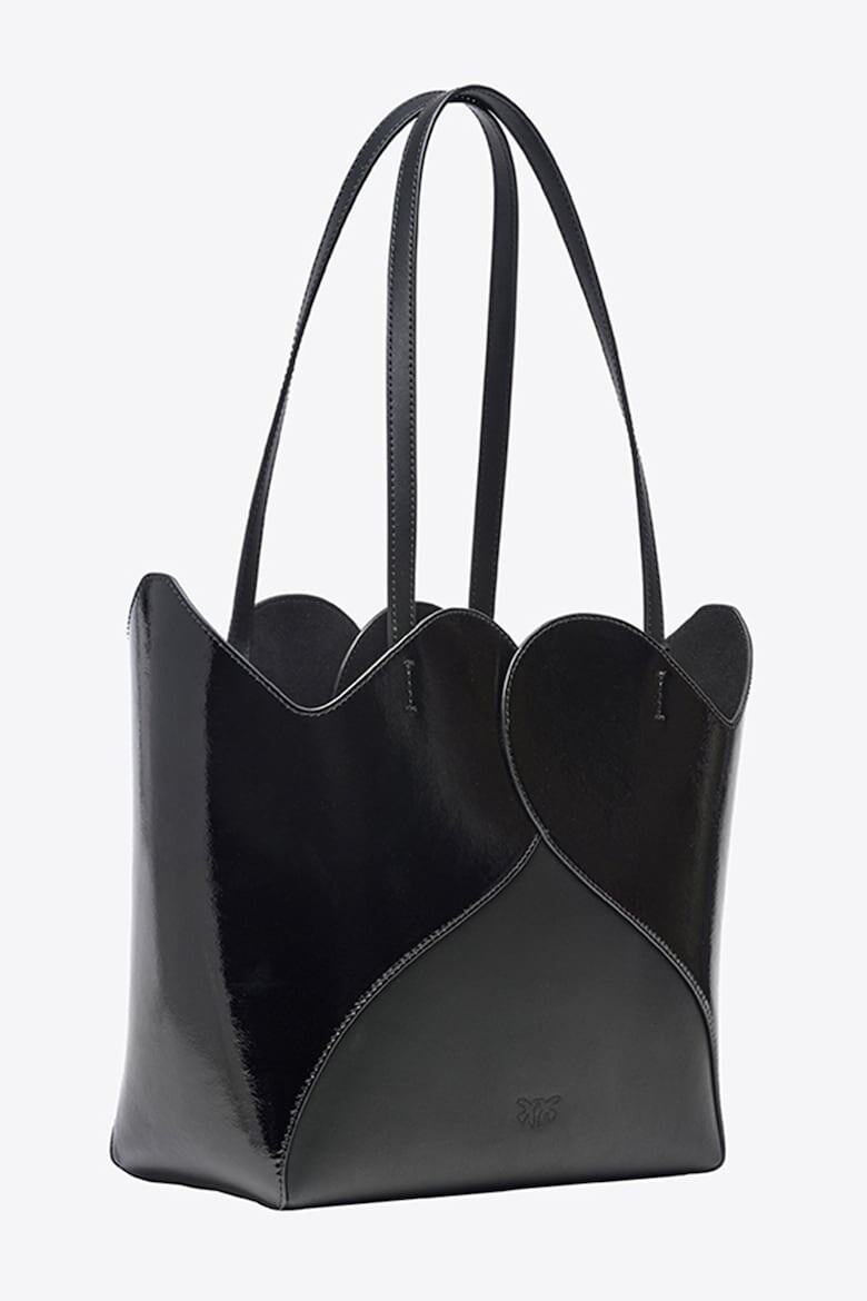 Pinko Geanta tote de piele Heart - Pled.ro