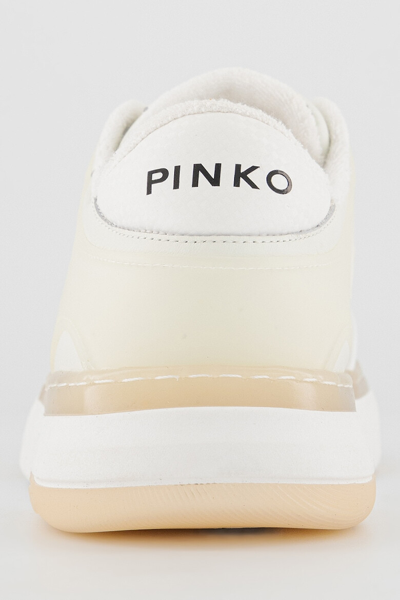 Pinko Pantofi sport de piele cu garnituri sintetice - Pled.ro