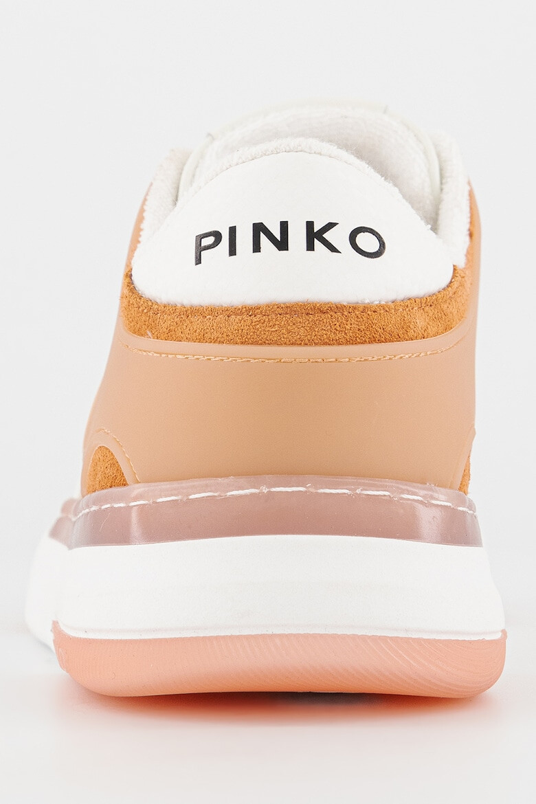 Pinko Pantofi sport de piele cu garnituri sintetice - Pled.ro