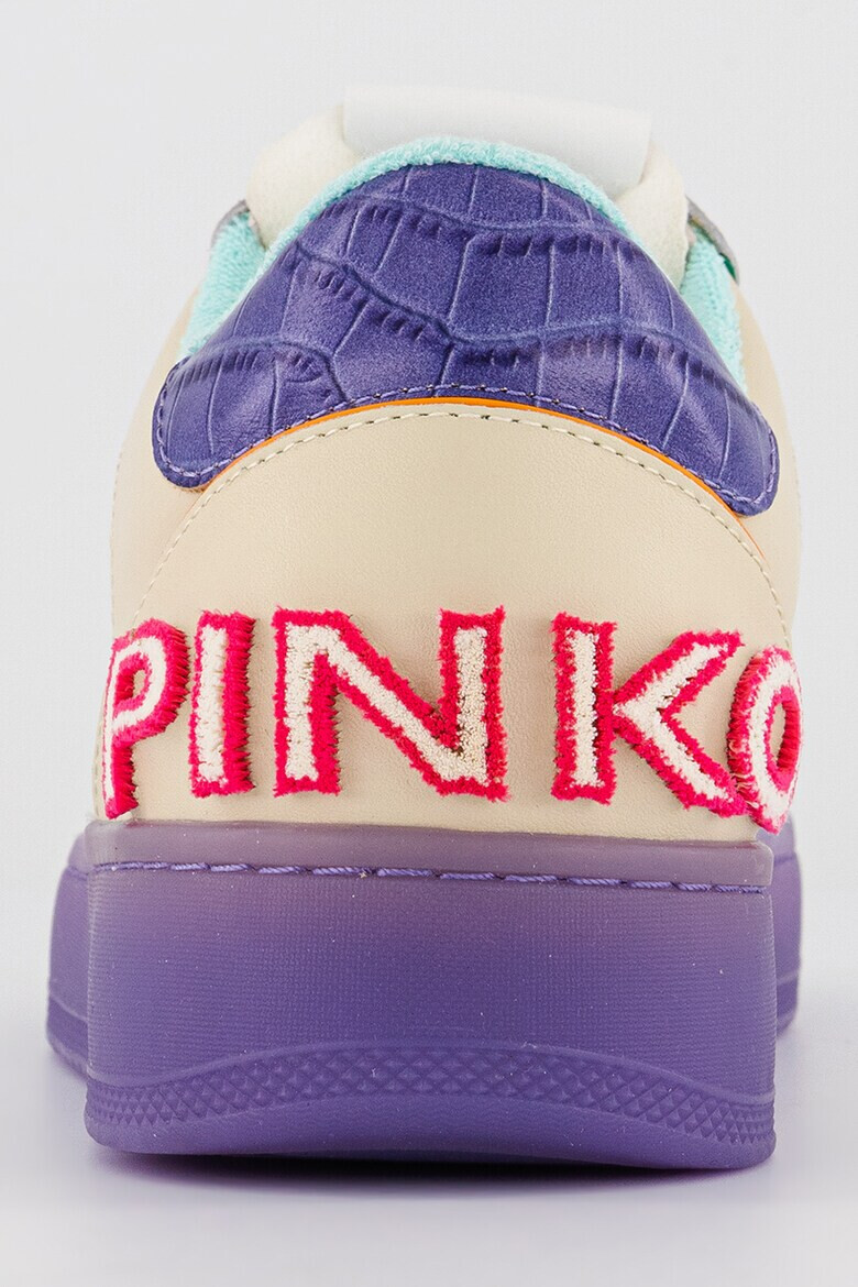 Pinko Pantofi sport de piele cu logo si model colorblock - Pled.ro