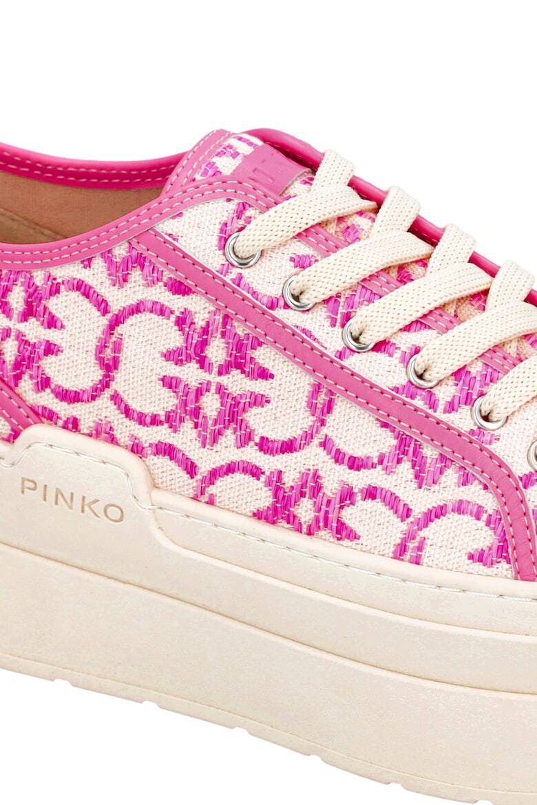 Pinko Pantofi sport flatform Jacquard - Pled.ro