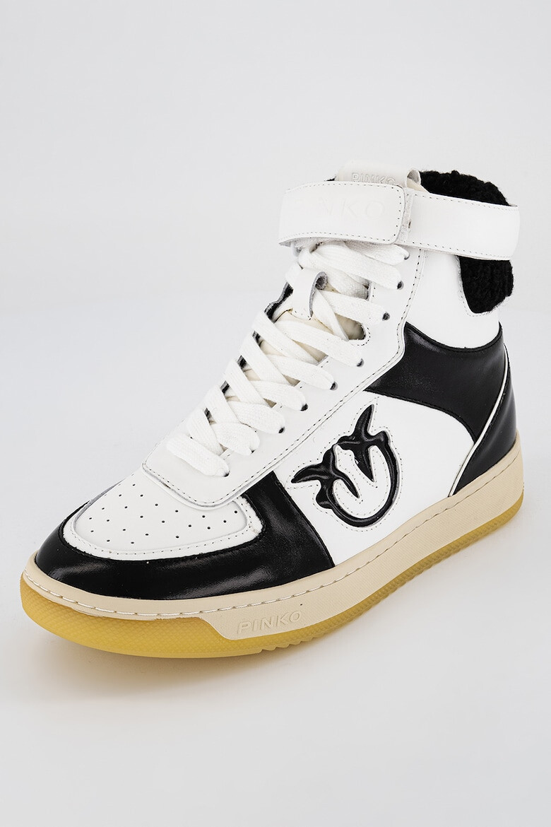 Pinko Pantofi sport high-top de piele si piele ecologica - Pled.ro