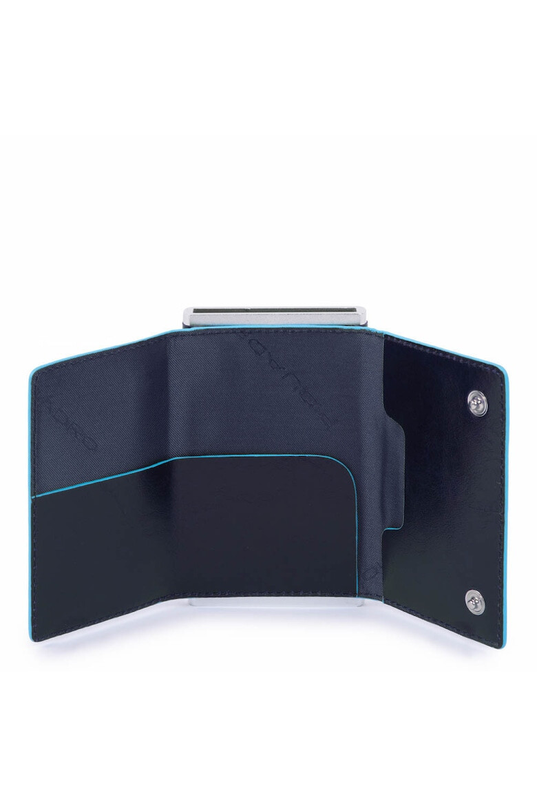 PIQUADRO Portofel Compact Blue Square Barbati - Pled.ro