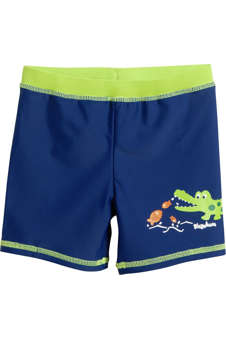 Playshoes Slip de baie tip boxer baieti protectie UV 50+ Albastru/Verde - Pled.ro