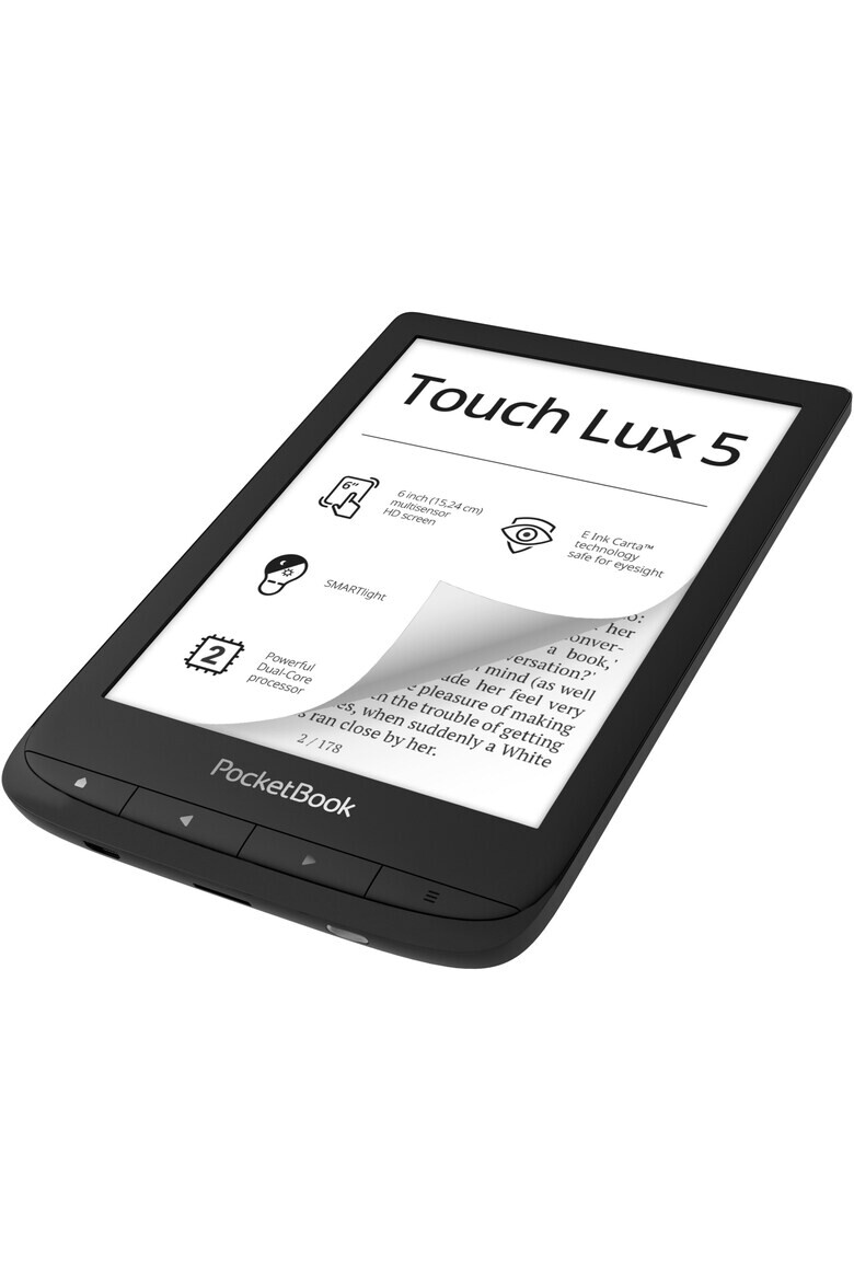 Pocketbook eBook Reader Touch Lux 5 6" 8GB+slot microSD SMARTlight - Pled.ro