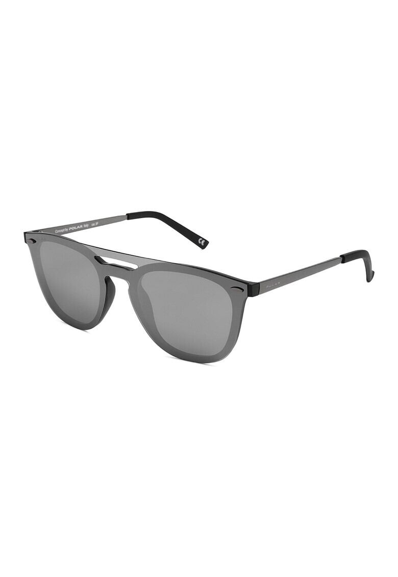 POLAR Ochelari de soare unisex izati dreptunghiulari cu detaliu logo - Pled.ro