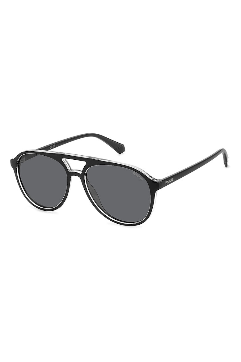 Polaroid Ochelari de soare aviator unisex cu lentile polarizate - Pled.ro