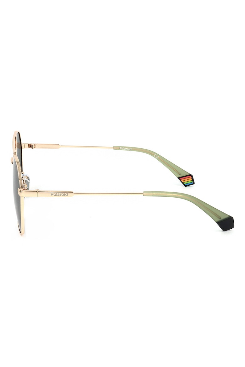 Polaroid Ochelari de soare unisex cu lentile polarizate si rama metalica - Pled.ro