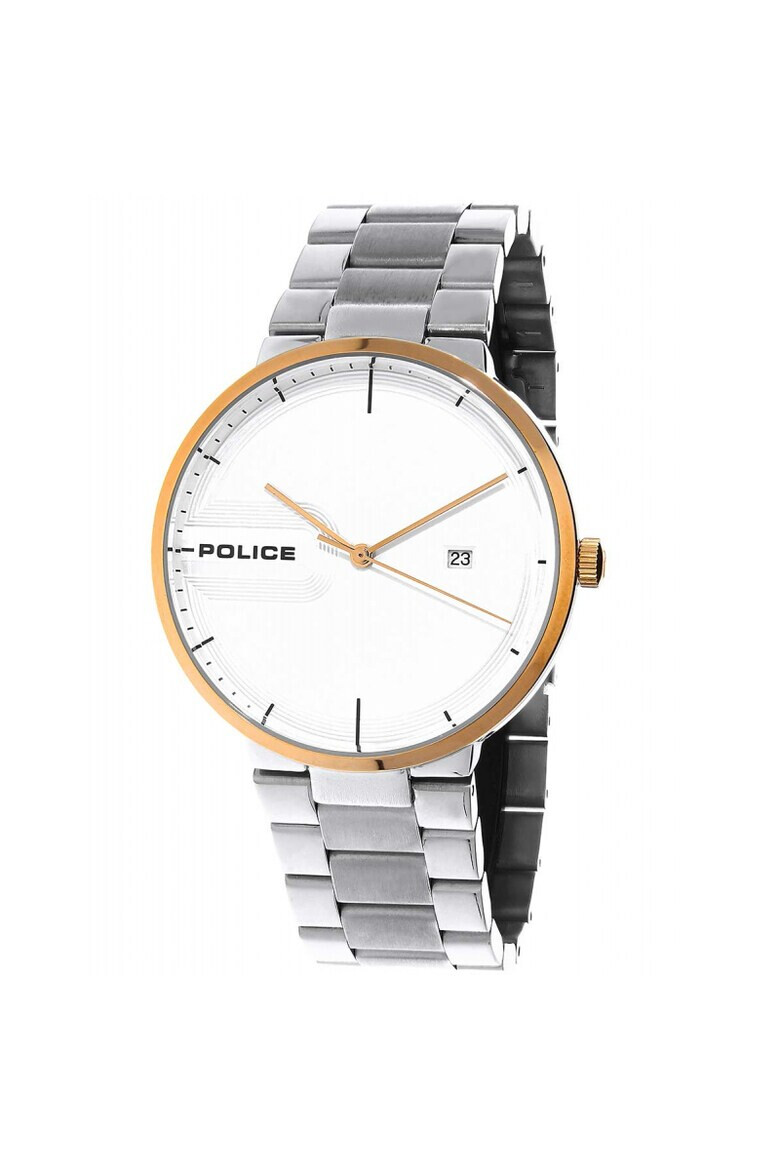 Police Ceas barbatesc 15719JYSTR/04M Quartz Argintiu Rose gold - Pled.ro