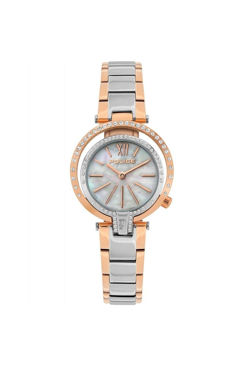 Police Ceas dama 15697LSTR/28M Quartz Argintiu Rose gold - Pled.ro