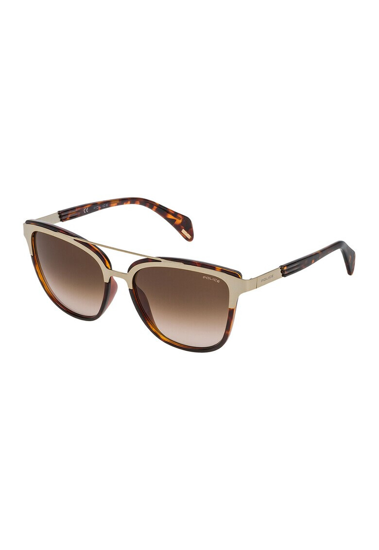 Police Ochelari de soare patrati-aviator cu aspect tortoise - Pled.ro