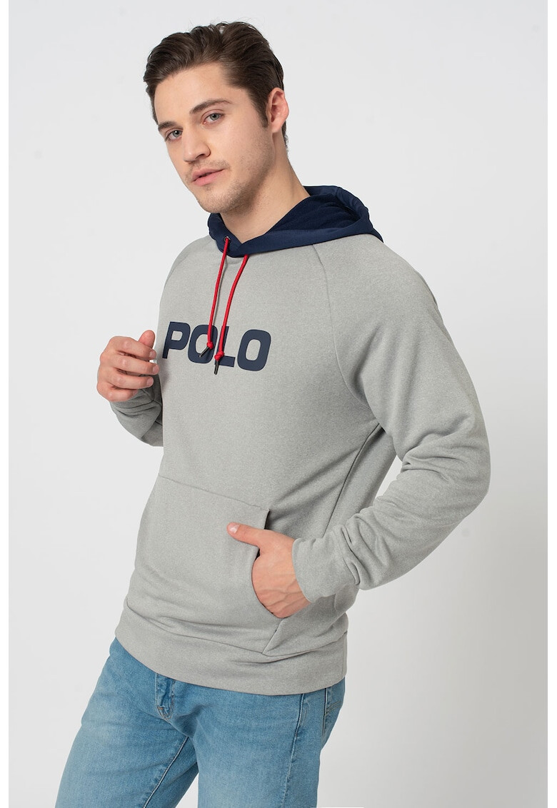 Polo Ralph Lauren Hanorac cu imprimeu si buzunar kangaroo - Pled.ro