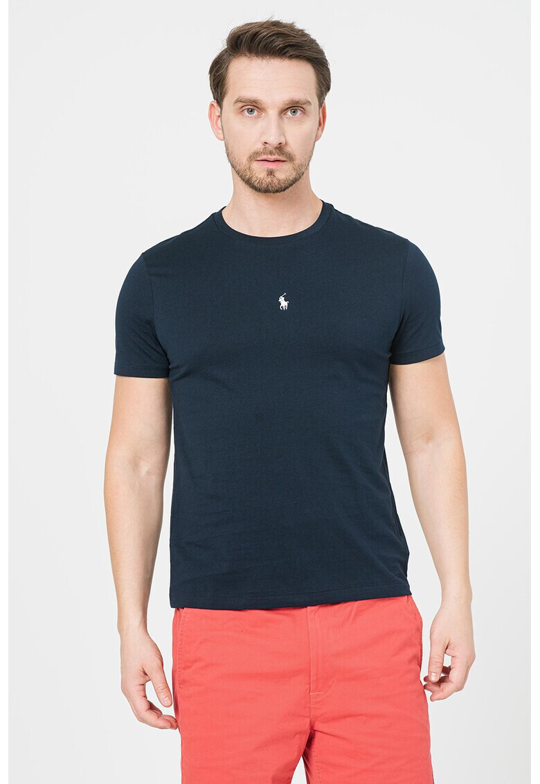 Polo Ralph Lauren Tricou cu decolteu la baza gatului si logo discret - Pled.ro