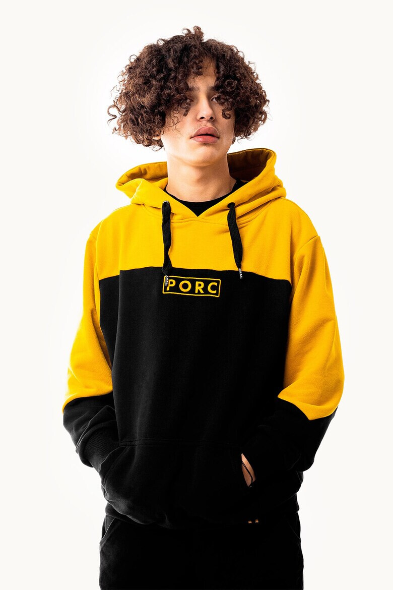 PORC Hanorac unisex cu imprimeu logo Grind - Pled.ro