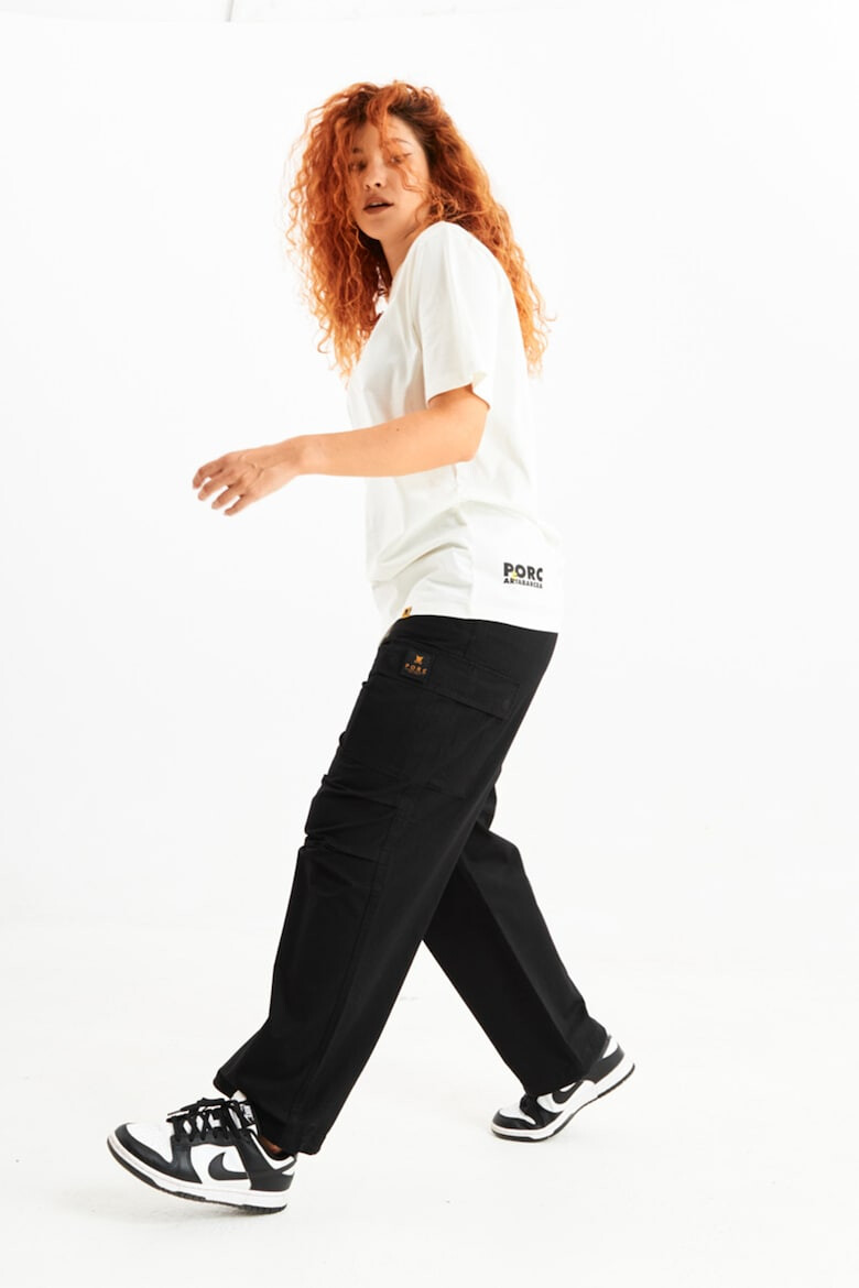 PORC Pantaloni cargo unisex cu logo - Pled.ro