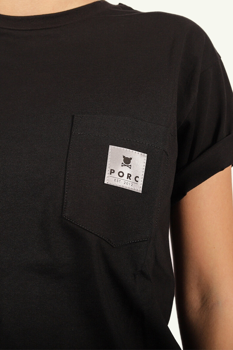 PORC Tricou unisex cu aplicatie logo reflectorizanta - Pled.ro