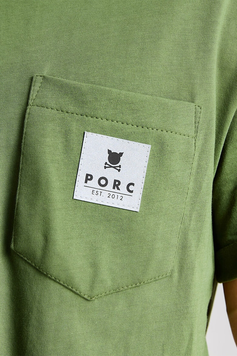 PORC Tricou unisex cu aplicatie logo reflectorizanta - Pled.ro