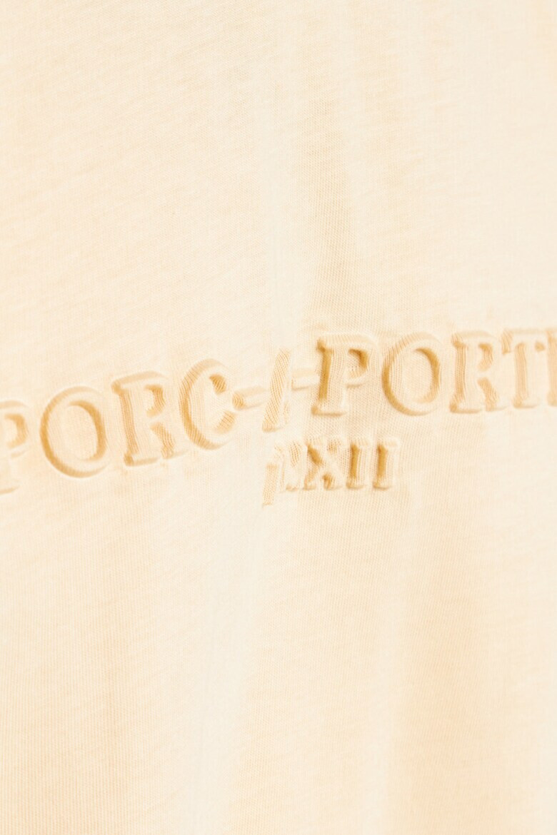 PORC Tricou unisex cu text in relief - Pled.ro