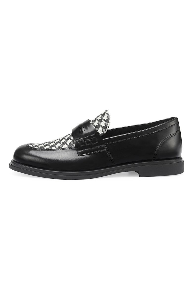 Potamy Pantofi loafer de piele cu insertii houndstooth - Pled.ro