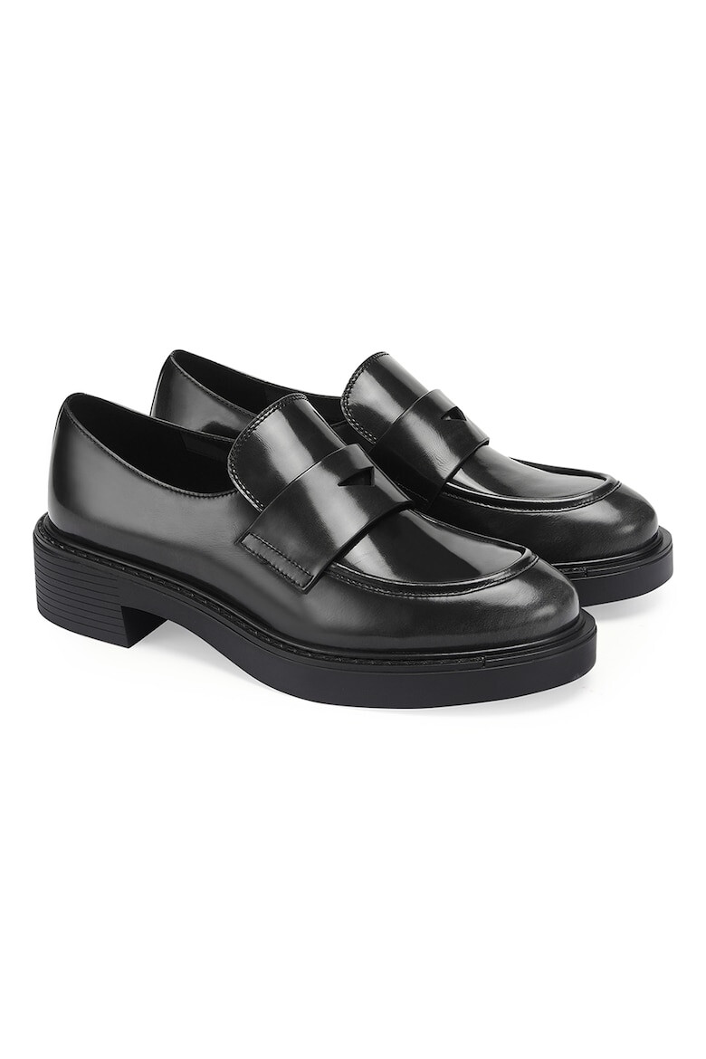 Potamy Pantofi loafer de piele cu toc masiv - Pled.ro