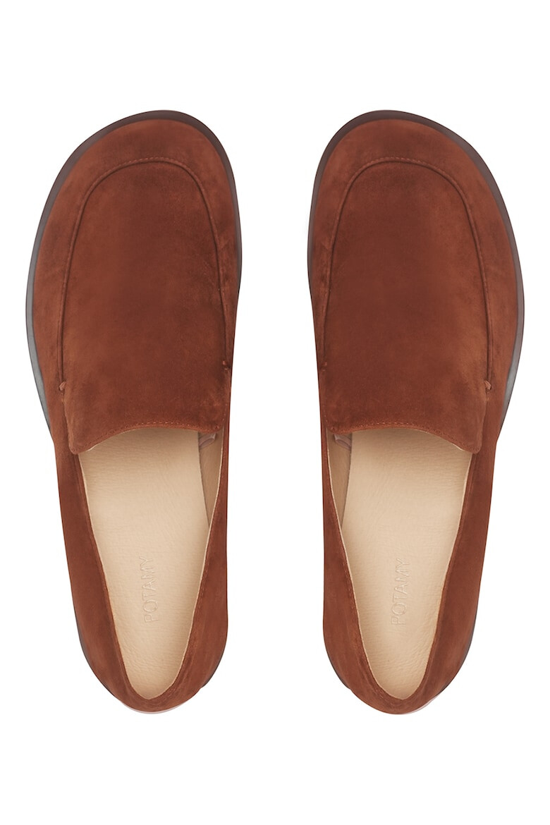 Potamy Pantofi loafer uni de piele intoarsa - Pled.ro