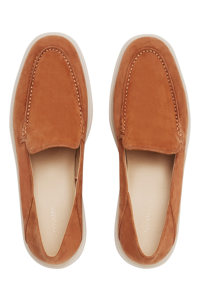 Potamy Pantofi loafer uni de piele intoarsa - Pled.ro