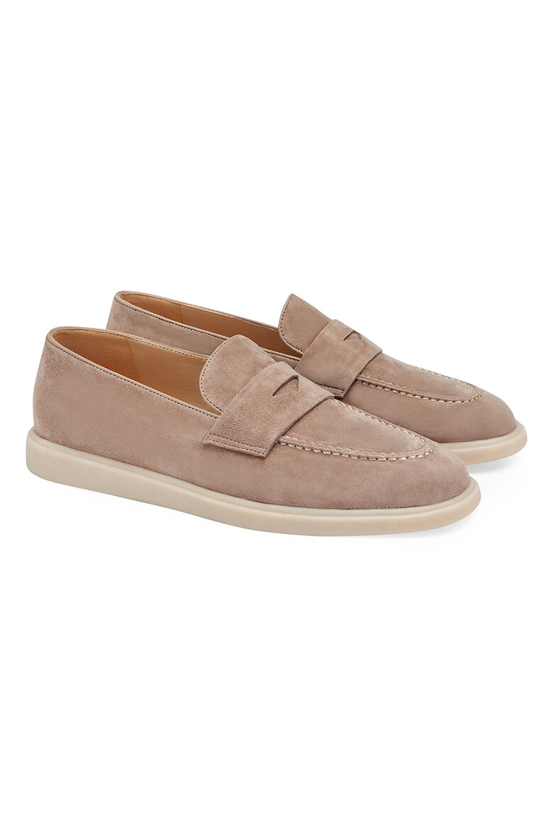 Potamy Pantofi loafer uni de piele intoarsa - Pled.ro