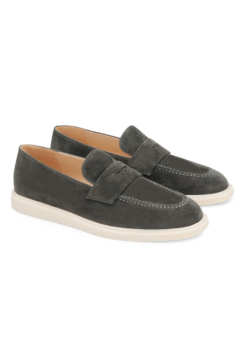 Potamy Pantofi loafer uni de piele intoarsa - Pled.ro